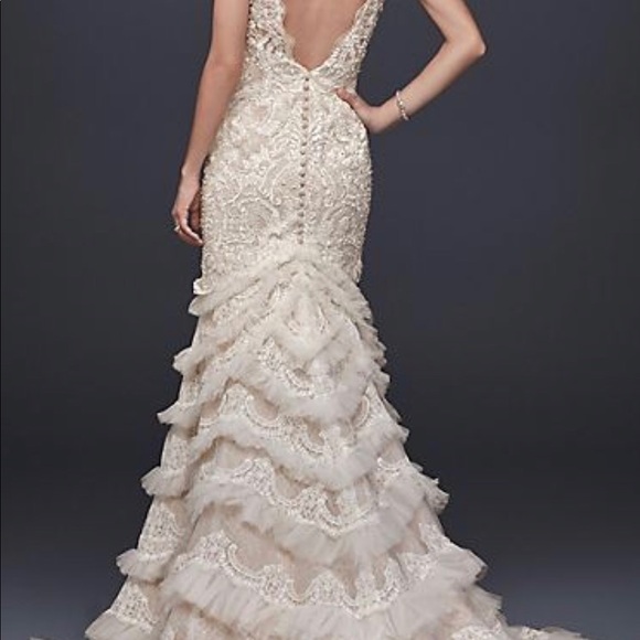 NWT Galina Signature Lace Gown Sz 10 - Picture 2 of 8